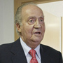 Spain's King Juan Carlos prepares to leave a hospital in Madrid on Wednesday. Spain's King Juan Carlos says he is sorry for having gone on African elephant-hunting trip.