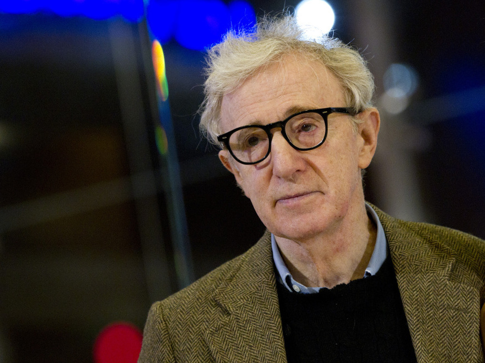 Woody Allen at the Italian-language premiere of To Rome With Love, in Rome, April 13.