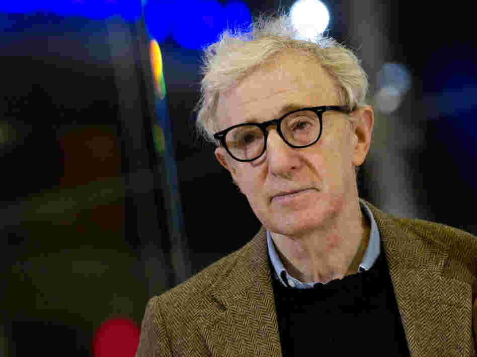 Woody Allen at the Italian-language premiere of To Rome With Love, in Rome, April 13.