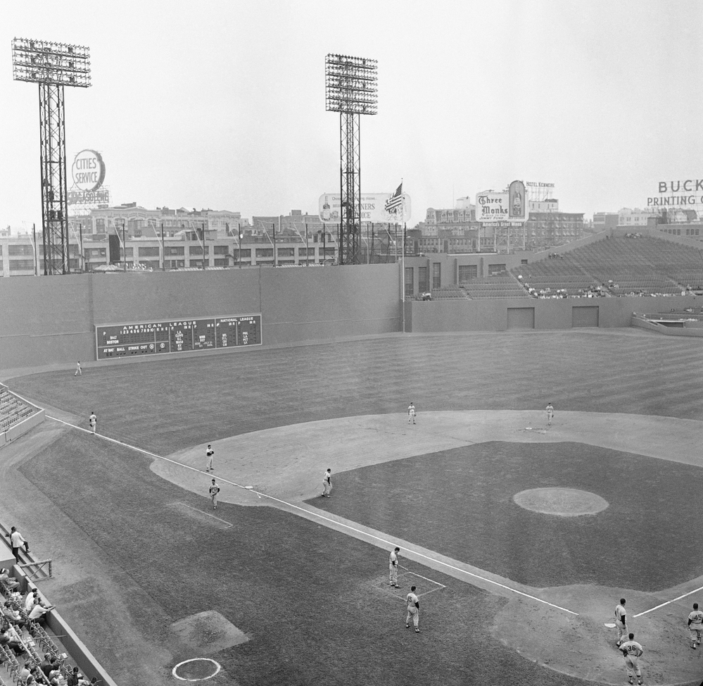 A view of Fenway Park on July 5, 1961.