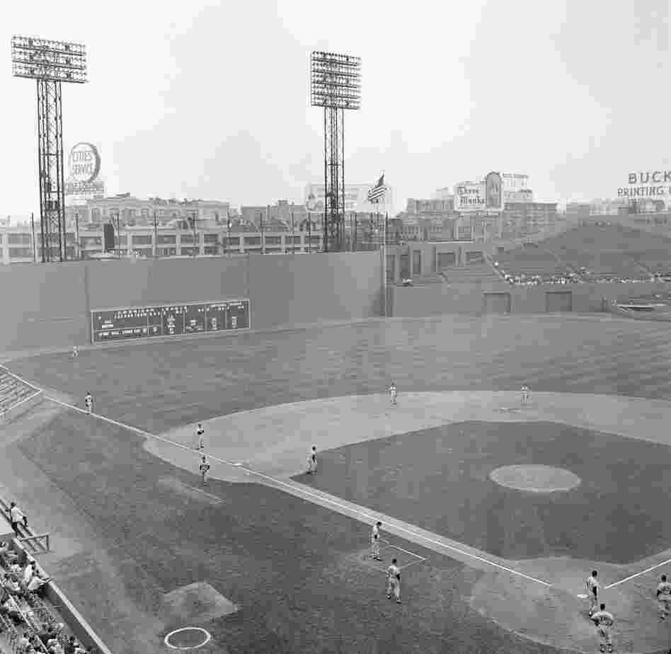 A view of Fenway Park on July 5, 1961.