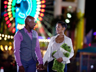 Mya (Meagan Good), while dating Zeke (Romany Malco), follows the do's and don't's of dating advice from comedian Steve Harvey's real-world self-help book Act Like a Lady, Think Like a Man. Mya (Meagan Good), while dating Zeke (Romany Malco), follows the do's and don't's of dating advice from comedian Steve Harvey's real-world self-help book Act Like a Lady, Think Like a Man.