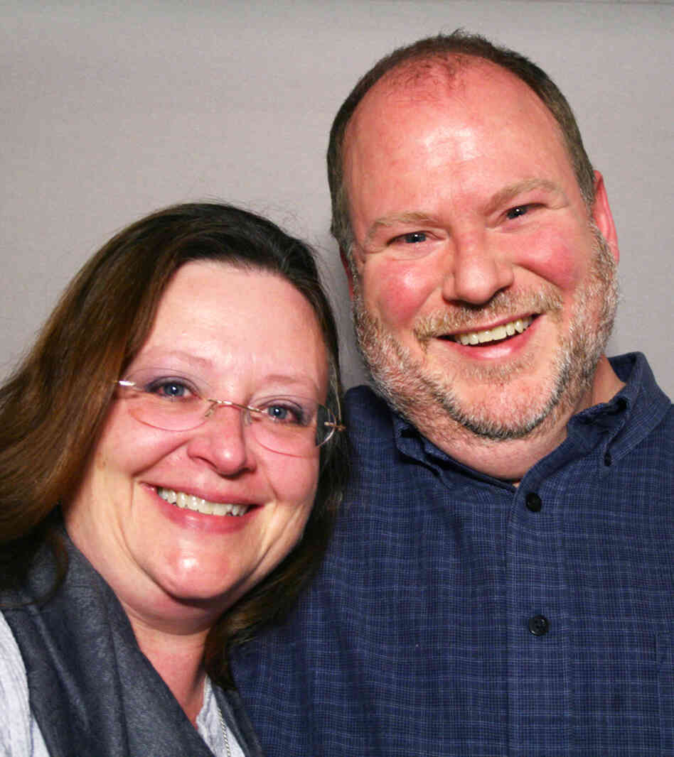 Lisa Combest and James Hanson-Brown spoke about their marriage — and their divorce — at StoryCorps in Houston. "Our relationship really has helped me define unconditional love," Lisa says.