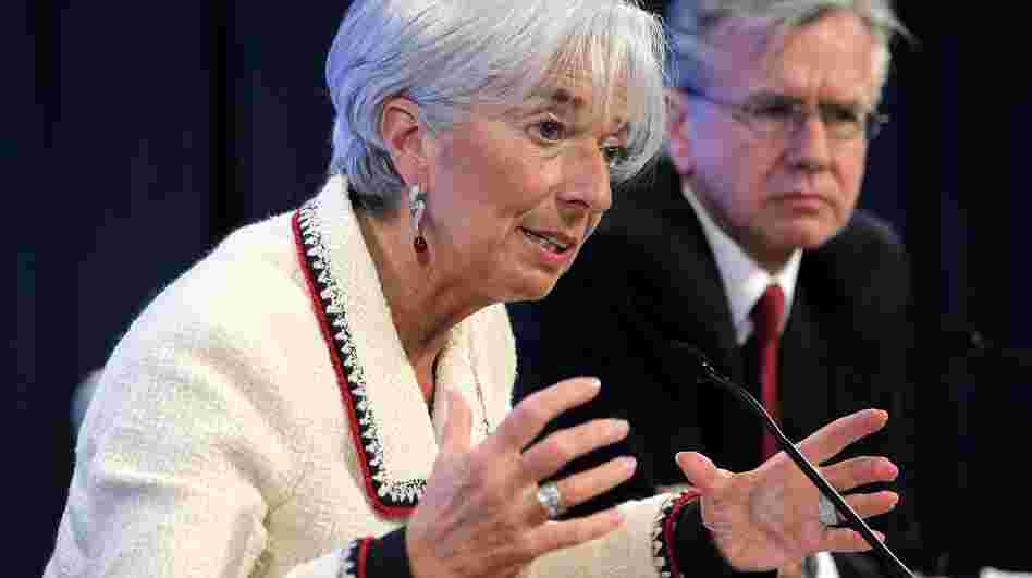 International Monetary Fund Managing Director Christine Lagarde made the case for an international crisis fund at a briefing in Washington on Thursday. International Monetary Fund Managing Director Christine Lagarde made the case for an international crisis fund at a briefing in Washington on Thursday.
