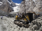 Pakistani army soldiers work Wednesday at the site of a massive avalanche that buried 140 people, including 129 soldiers, April 7 at the Siachen glacier. Pakistan's army chief called for the peaceful resolution of the Himalayan glacier dispute with rival nuclear power India. Pakistani army soldiers work Wednesday at the site of a massive avalanche that buried 140 people, including 129 soldiers, April 7 at the Siachen glacier. Pakistan's army chief called for the peaceful resolution of the Himalayan glacier dispute with rival nuclear power India.