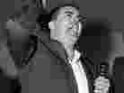 White Citizens' Council leader Asa Earl Carter denounces school integration in Clinton, Tenn., on Aug. 31, 1956. White Citizens' Council leader Asa Earl Carter denounces school integration in Clinton, Tenn., on Aug. 31, 1956.