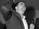 White Citizens' Council leader Asa Earl Carter denounces school integration in Clinton, Tenn., on Aug. 31, 1956. White Citizens' Council leader Asa Earl Carter denounces school integration in Clinton, Tenn., on Aug. 31, 1956.