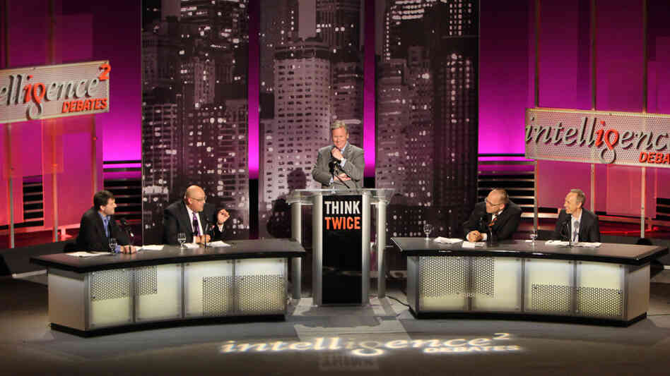 A group of experts faced off on the motion "When It Comes to Politics, the Internet Is Closing Our Minds" at an Intelligence Squared U.S. debate on April 17 in New York City. A group of experts faced off on the motion "When It Comes to Politics, the Internet Is Closing Our Minds" at an Intelligence Squared U.S. debate on April 17 in New York City.