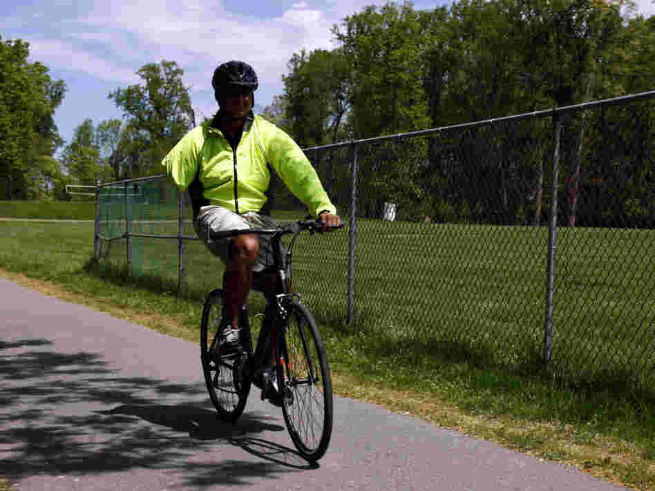 Michael Owens lost an arm and shattered both legs during his second deployment to Iraq in 2005. This week, he participated in his third Soldier Ride.