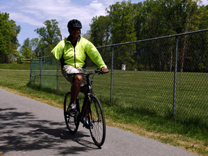 Michael Owens lost an arm and shattered both legs during his second deployment to Iraq in 2005. This week, he participated in his third Soldier Ride. Michael Owens lost an arm and shattered both legs during his second deployment to Iraq in 2005. This week, he participated in his third Soldier Ride.