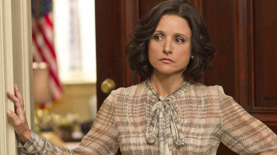 Julia Louis-Dreyfus plays the frustrated vice president in the new HBO comedy, Veep.
