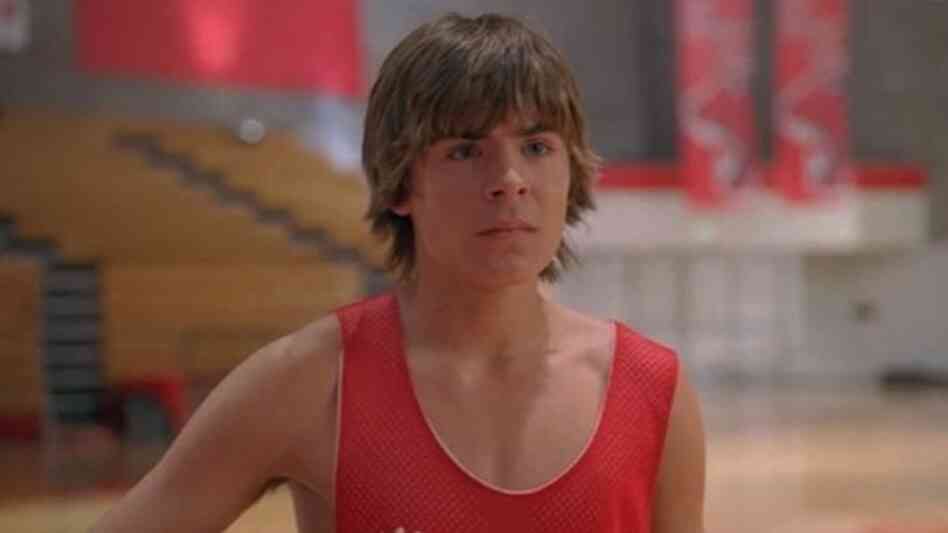 Zac Efron makes the Zac Efron Face in High School Musical. Zac Efron makes the Zac Efron Face in High School Musical.
