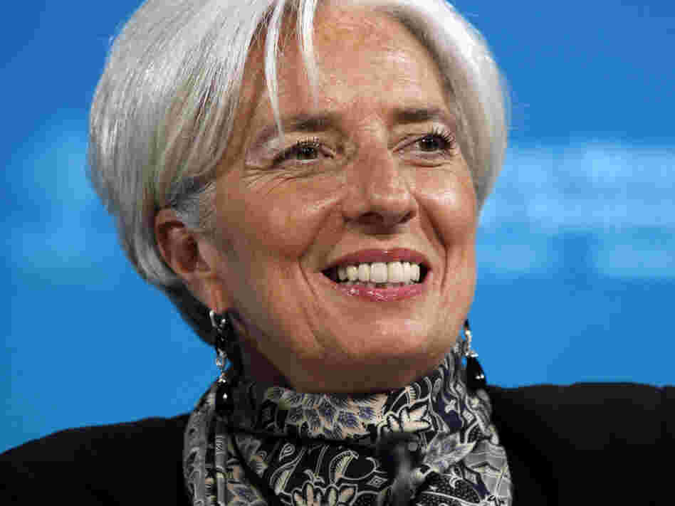 International Monetary Fund Managing Director Christine Lagarde announced Friday that the IMF had raised $430 billion, surpassing its stated goal.