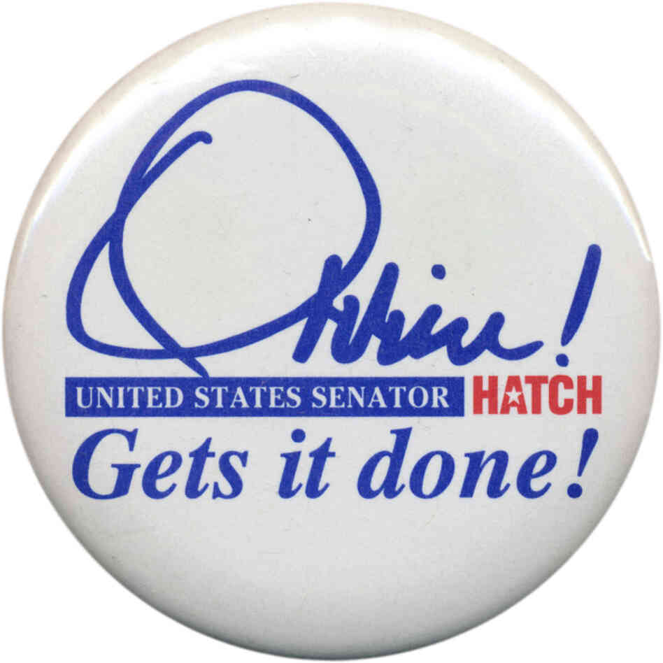 Orrin Hatch button