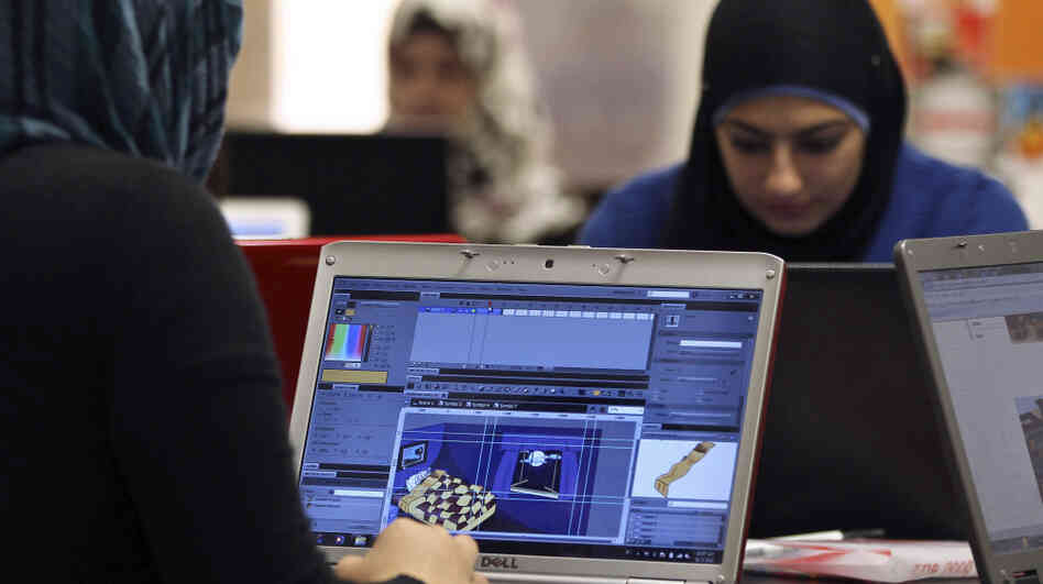 The political changes brought about by the Arab Spring have raised hopes among high-tech entrepreneurs that this will translate into an improved  business climate. Here, budding entrepreneurs work at Oasis 500, a seed investment firm in Amman, Jordan, on Nov. 2, 2011.