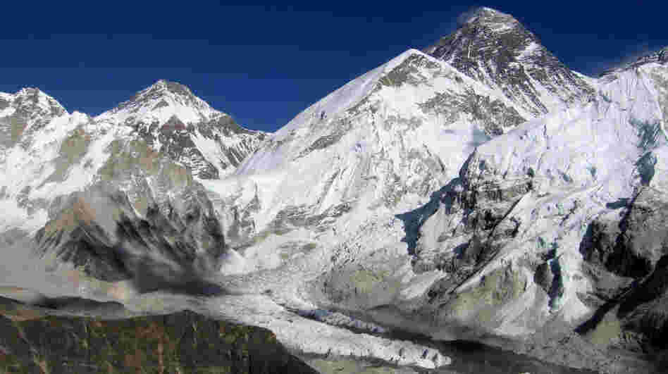 In this undated picture, Mount Everest, the world's tallest mountain at 29,029 feet, stands behind the Khumbu Glacier, one of the longest glaciers in the world. Nepal has more than 2,300 glacial lakes, and experts say at least 20 are in danger of bursting. In this undated picture, Mount Everest, the world's tallest mountain at 29,029 feet, stands behind the Khumbu Glacier, one of the longest glaciers in the world. Nepal has more than 2,300 glacial lakes, and experts say at least 20 are in danger of bursting.