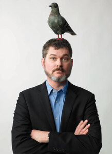 Author Mo Willems says the character of Pigeon first appeared in the margins of other projects, and demanded to be written about.