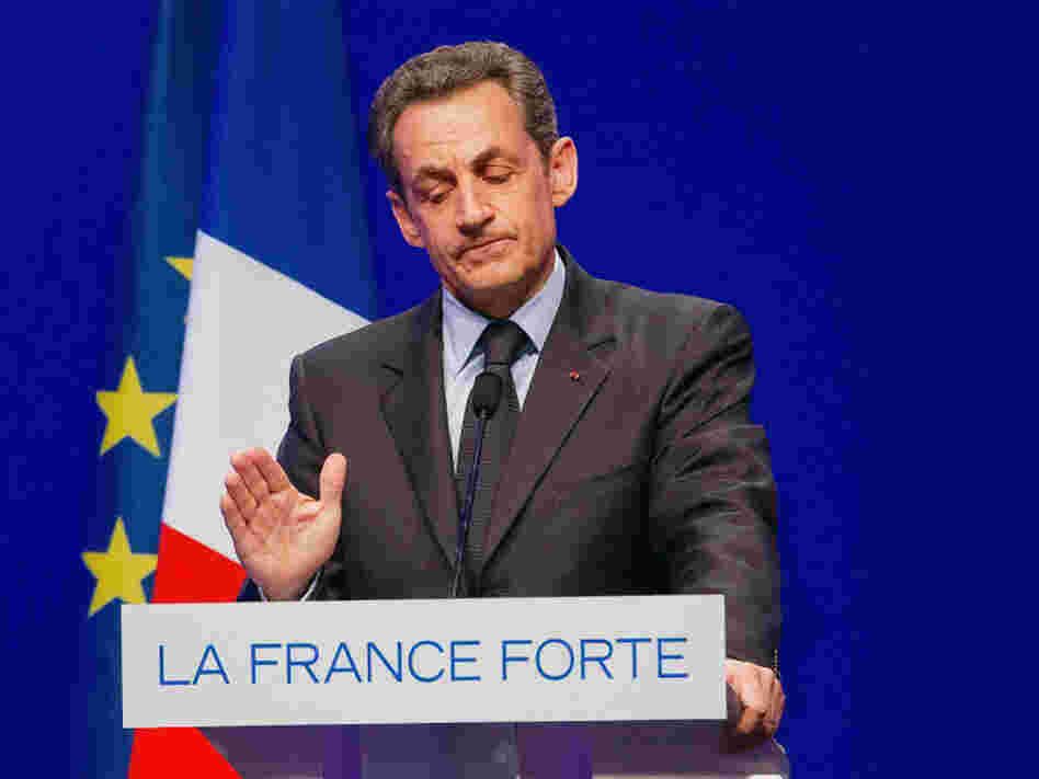 French President Nicolas Sarkozy after Sunday's vote.