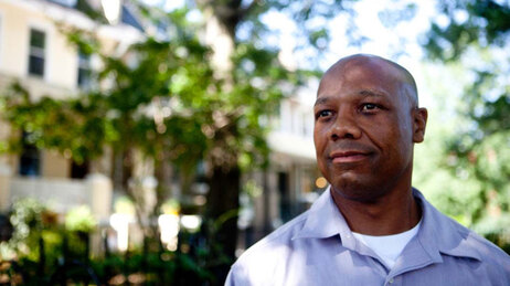 In 1985, Chris Turner was convicted of the murder of Catherine Fuller. After spending decades in prison, Turner is now out on parole; he maintains his innocence. He is shown here in his childhood neighborhood in Northeast Washington, D.C., about 100 yards away from what was Fuller's home. In 1985, Chris Turner was convicted of the murder of Catherine Fuller. After spending decades in prison, Turner is now out on parole; he maintains his innocence. He is shown here in his childhood neighborhood in Northeast Washington, D.C., about 100 yards away from what was Fuller's home.