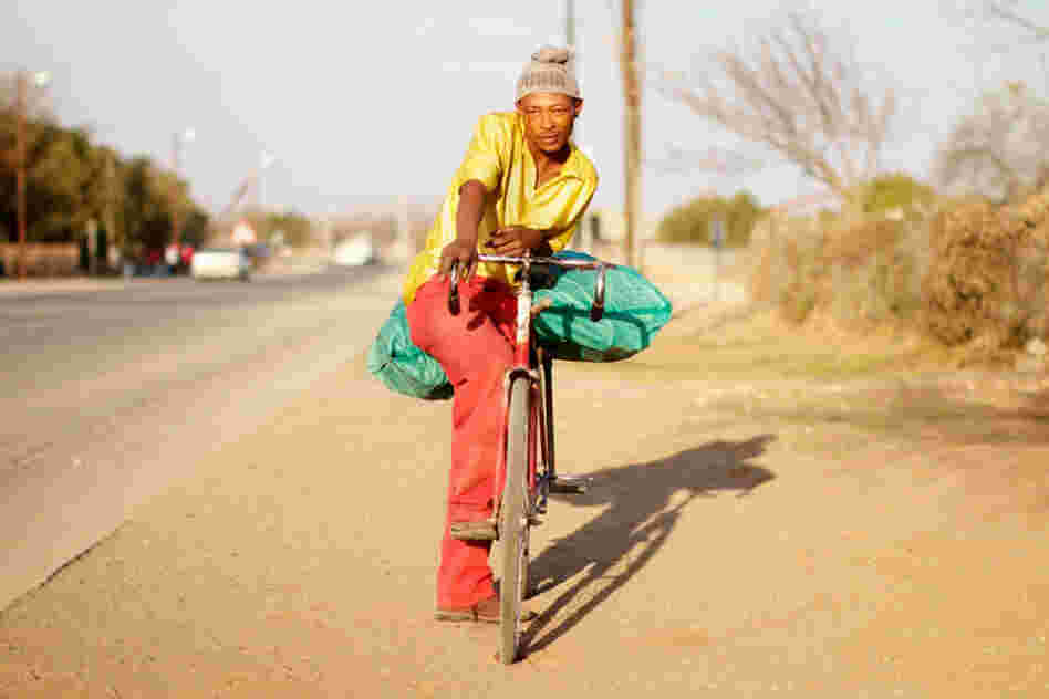 Arrie Sokham: "I've had this one for two years and six months. It is not perfect for me but it is all right. It works and brakes. ... I go to work every morning with the bicycle."