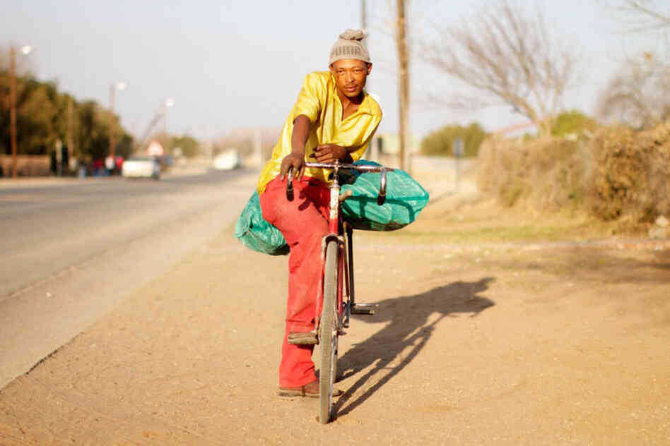Arrie Sokham: "I've had this one for two years and six months. It is not perfect for me but it is all right. It works and brakes. ... I go to work every morning with the bicycle."