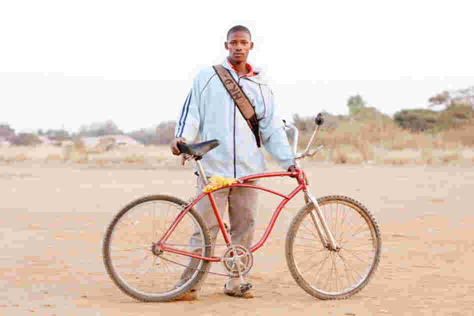 Dirkie Maduo: "I ride to get to work and all that, maybe to the farms — always just to keep busy. ... The bicycle helps me to make money. I really need money."
