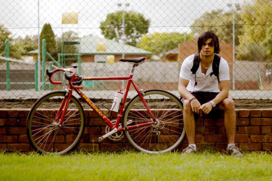 Ryden Allmark: "I have a car, but if I can use the bike, I use the bike. It was my dad's. ... I think he has had it about as long as he's had me; I'm 21. So it's quite an old bike, but he has taken good care of it. ... It saves me time in traveling; it's more convenient."
