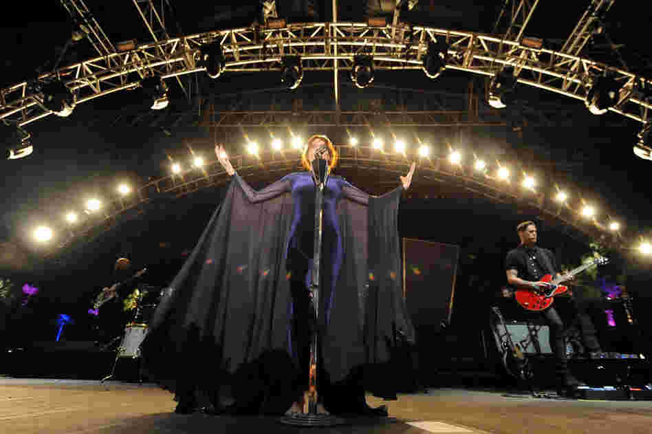 Florence Welch, of Florence and the Machine, performs April 15 at Coachella. 