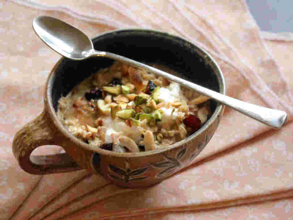 Fresh Muesli With Yogurt, Berries, Apples And Nuts