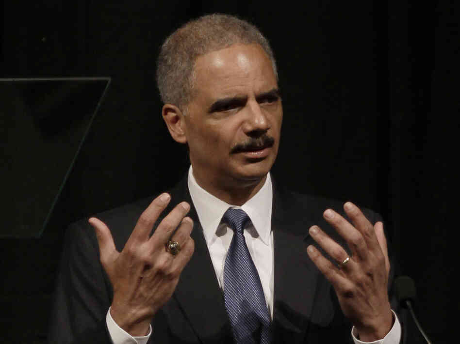 U.S. Attorney General Eric Holder said human trafficking will not be tolerated in the U.S. during a speech at the Clinton School of Public Service in Little Rock, Ark., on Tuesday.