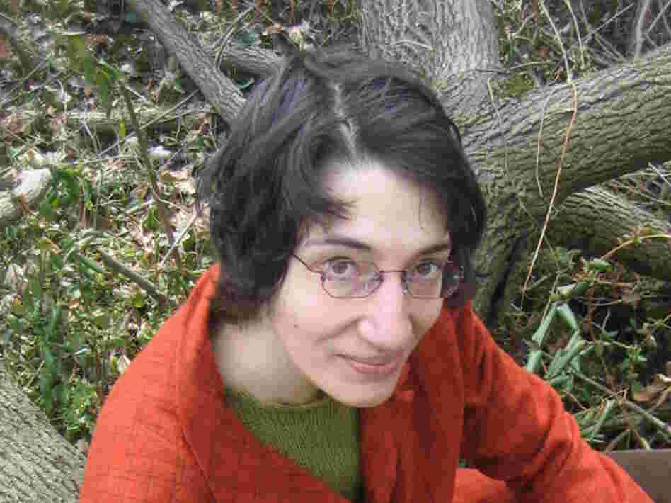 Myla Goldberg sings and plays accordion and banjo in the Brooklyn art-punk band The Walking Hellos.