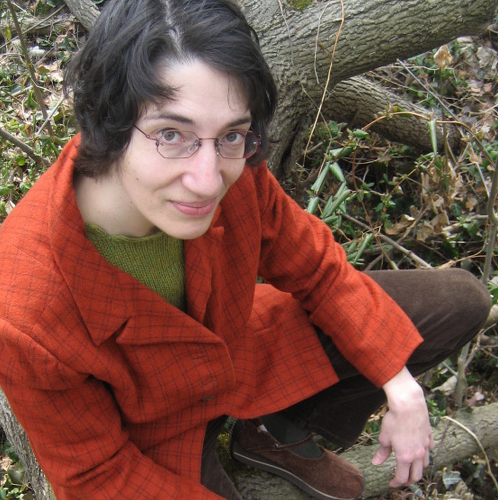 Myla Goldberg sings and plays accordion and banjo in the Brooklyn art-punk band The Walking Hellos.