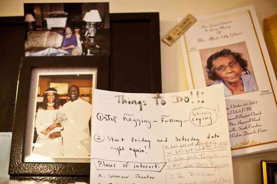 Natasha keeps inspirational notes and messages throughout her home to help her focus her thoughts.