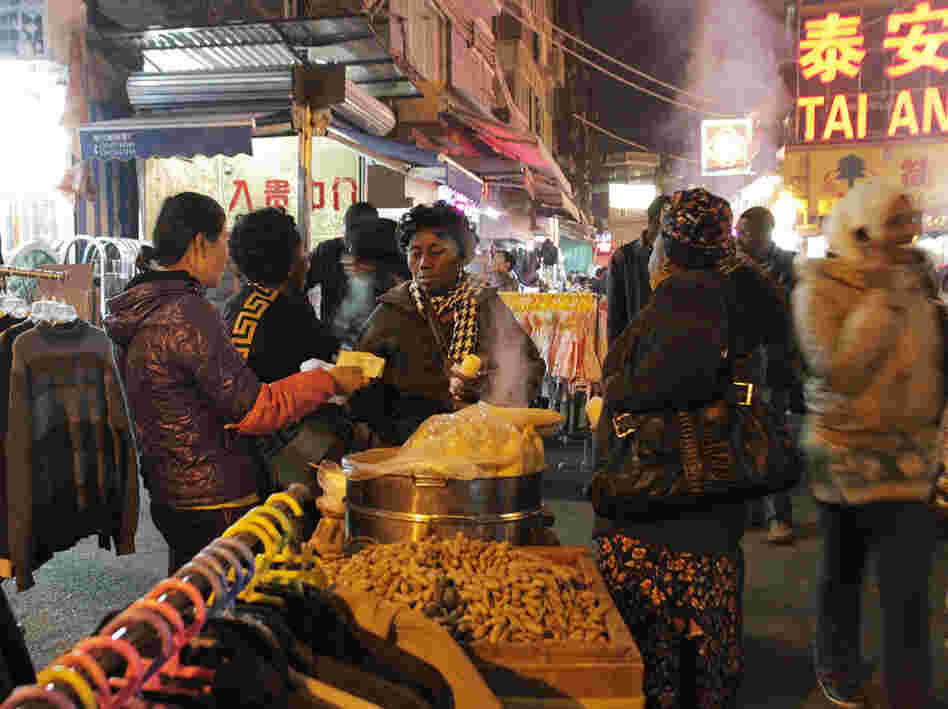 The Little Africa neighborhood in Guangzhou is dominated by African immigrants who run the shops and stalls, but many customers are Chinese.