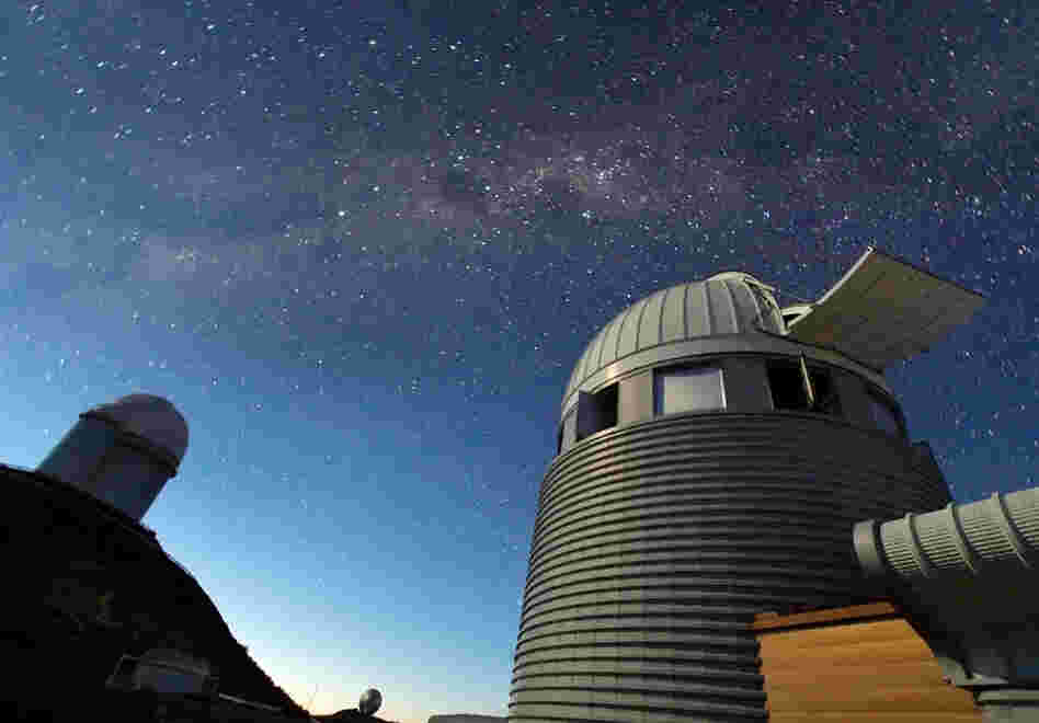 Looking for signs of Dark Matter at the ESO's La Silla Observatory in Chile.