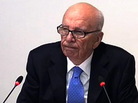 This video grab from pooled footage shows Rupert Murdoch testifying earlier today in London.