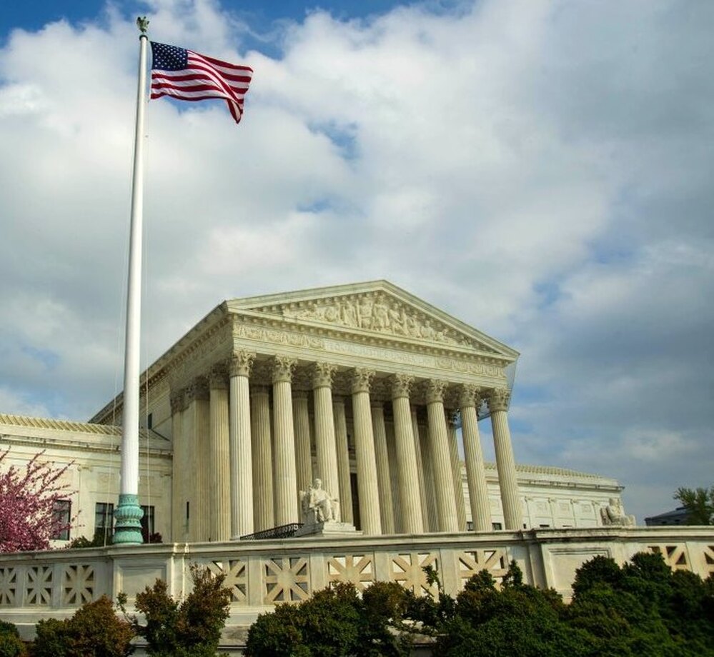 The U.S. Supreme Court building.