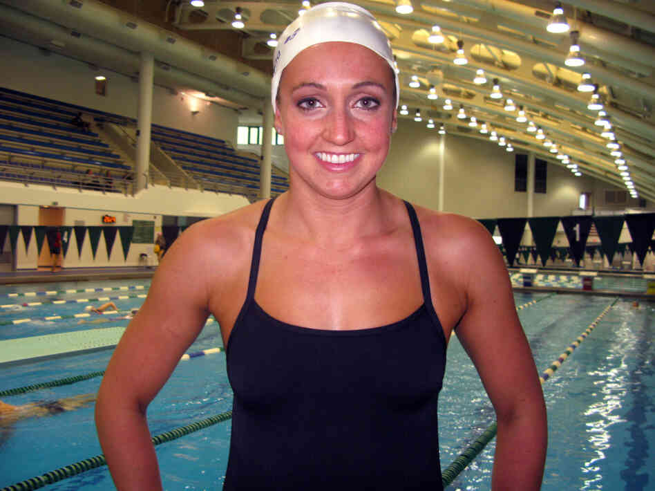 U.S. swimmer Rebecca Soni is hoping to win medals in three events at this summer's Olympics in London.