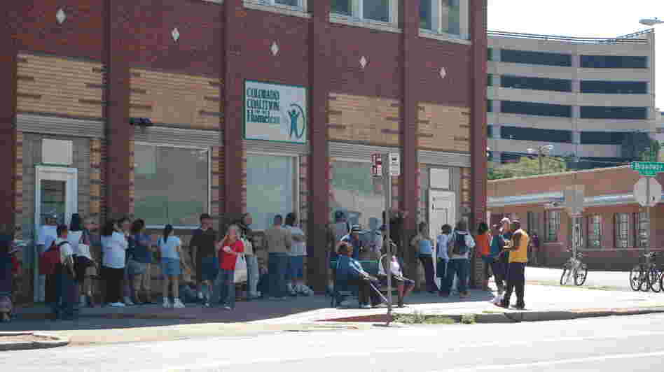 The Colorado Coalition for the Homeless runs the Stout Street Clinic in Denver, helped Dale Miller get a CT scan.