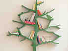 Tree Bookshelf: Designer Shawn Soh was inspired by childhood memories of sticking letters on tree branches.