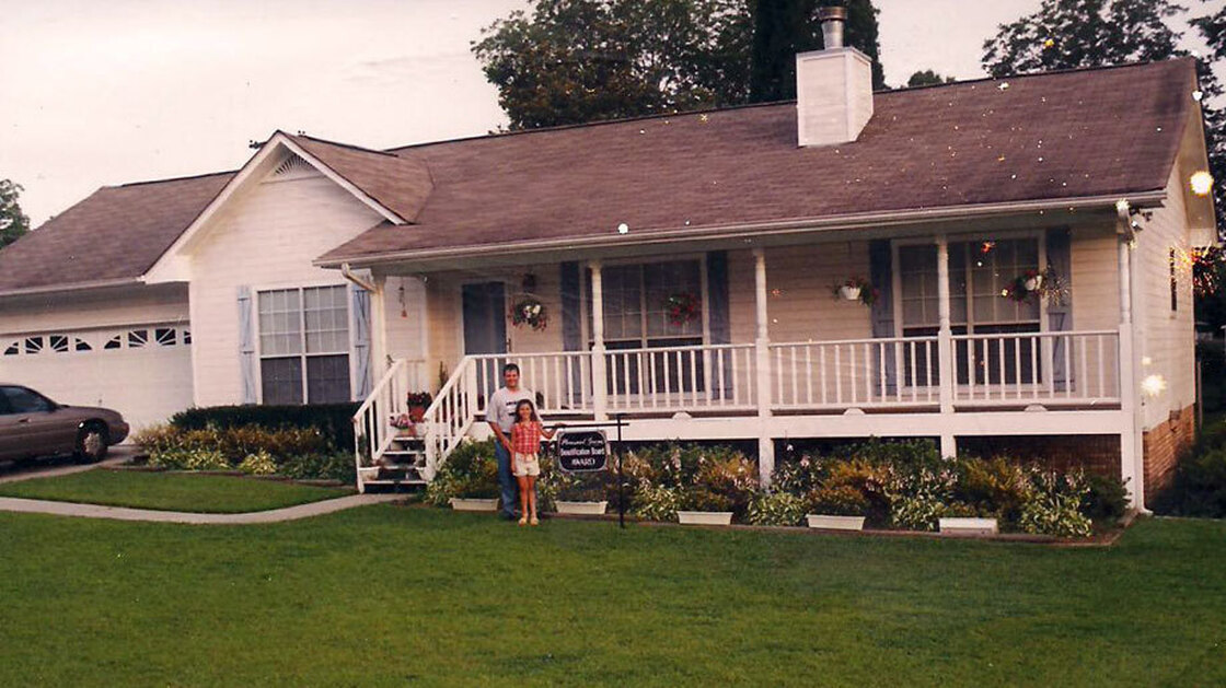 The Stewart house in Pleasant Grove, Ala., as it appeared in the summer of 2002.