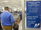 The expedited security line at Hartsfield-Jackson International Airport in Atlanta. The expedited security line at Hartsfield-Jackson International Airport in Atlanta.