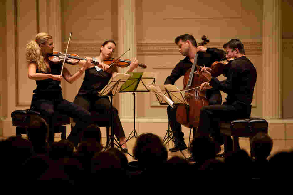 The Pavel Haas Quartet (Veronika Jaruskova and Eva Karova, violins; Pavel Nikl, viola; and Peter Jarusek, cello) gave an intimate and richly realized concert of music by Tchaikovsky, Shostakovich and Smetana at Carnegie Hall's Weill Recital Hall on April 27, 2012.