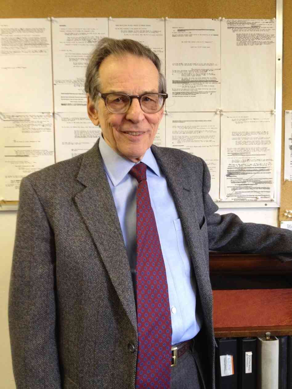 Robert Caro is the recipient of two Pulitzer Prizes in biography, a National Book Award and two National Book Critics Circle awards, among other honors. He stands in front of the outline of his next book. Robert Caro is the recipient of two Pulitzer Prizes in biography, a National Book Award and two National Book Critics Circle awards, among other honors. He stands in front of the outline of his next book.