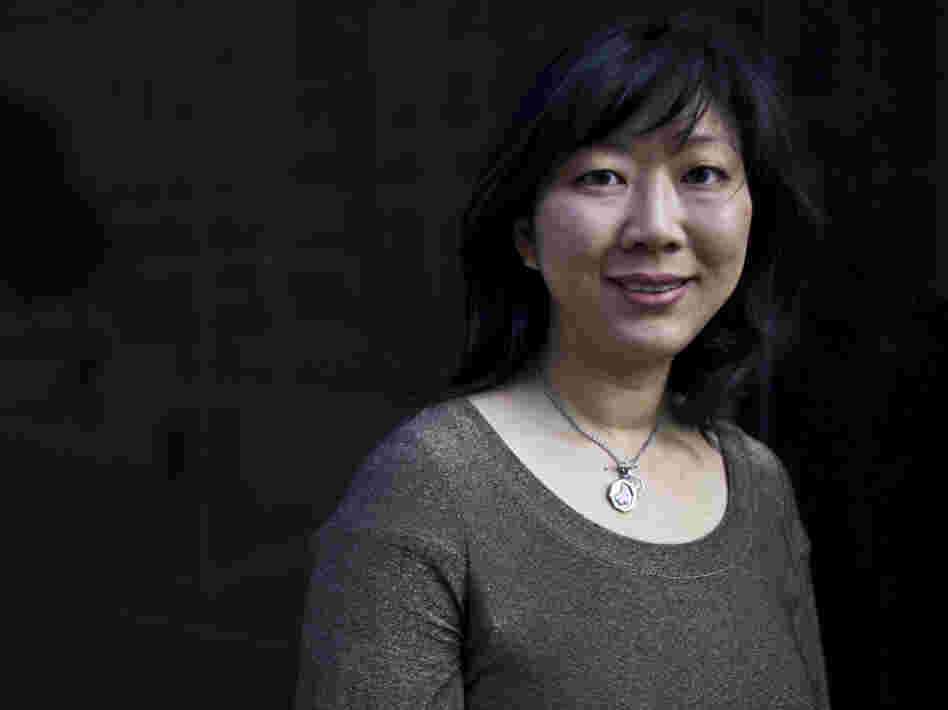 Monica Youn visits NPR headquarters in Washington on Friday.