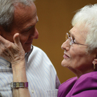 Michael Morton and his mother, Patricia Morton, in October after a judge announced him free on bond after nearly 25 years in prison for a wrongful conviction.