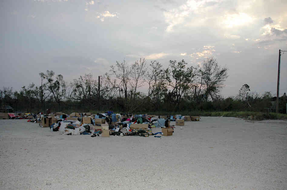 Clothes in Lot, Gulfport, Miss., 2005