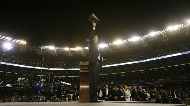 Joel Osteen's television program is seen in more than 100 nations and reaches more than 10 million U.S. households each week. He has four No. 1 New York Times bestselling books, a top-ten weekly podcast and sells out stadium-sized worship events across the U.S. and abroad. Joel Osteen's television program is seen in more than 100 nations and reaches more than 10 million U.S. households each week. He has four No. 1 New York Times bestselling books, a top-ten weekly podcast and sells out stadium-sized worship events across the U.S. and abroad.