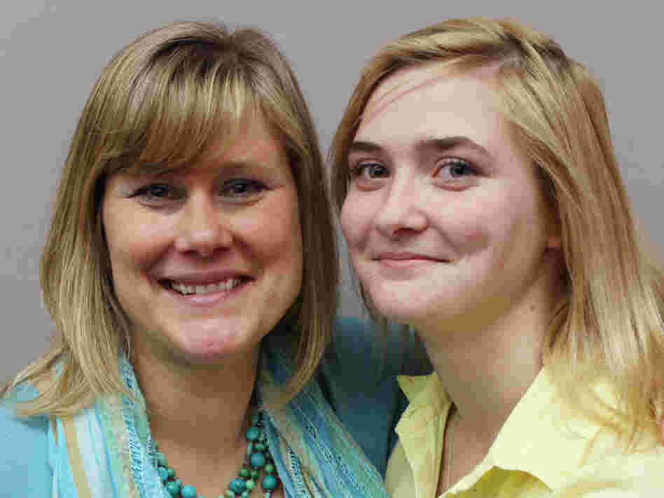 Kate Musick (left) taught Harlee Patrick in elementary school in Gloucester, Va.