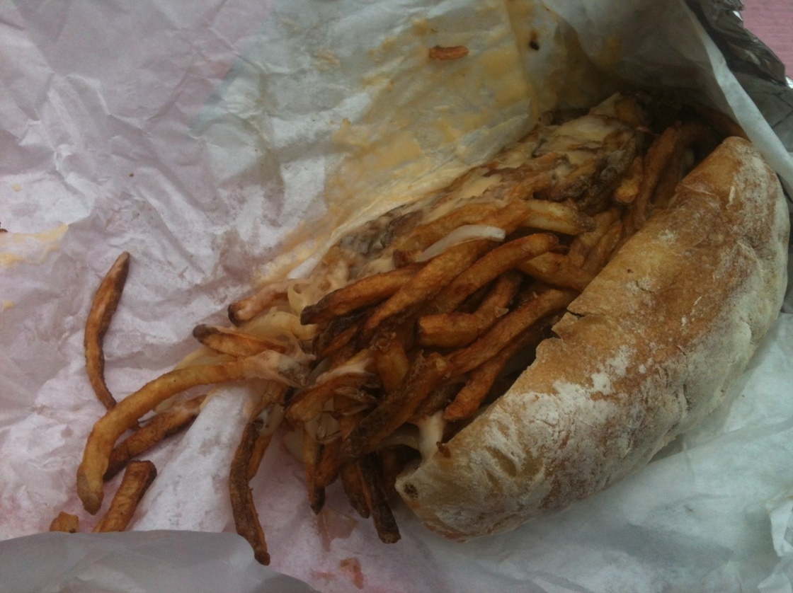 That's a really big sandwich.